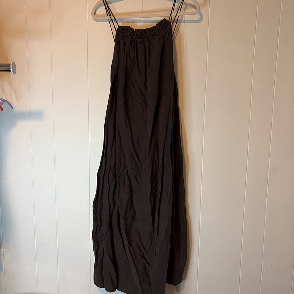 H&M Brown Midi dress